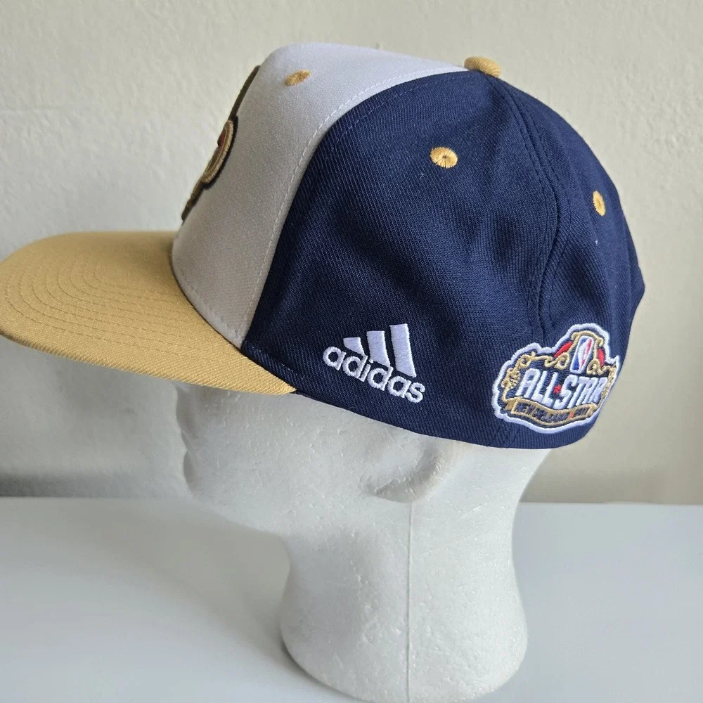 Adidas New Orleans 2017 NBA All Star Game SnapBack Hat Blue‎ Pelicans 2 Tone
